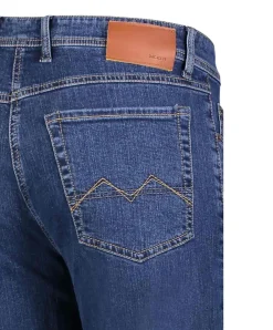 Mac Arne in Stone Washed Jeans mit geradem Bein