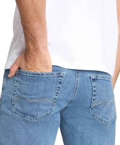 MAC Arne Jeans in Indigo Bleach mit schmalem Schnitt