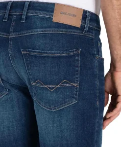 MAC Arne Jeans Modern Fit in dunkelblauer Waschung