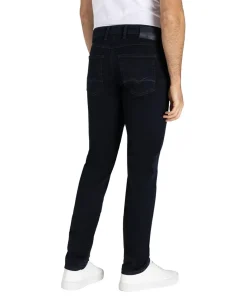 Mac Arne Pipe enge Jeans in Blue Black Waschung