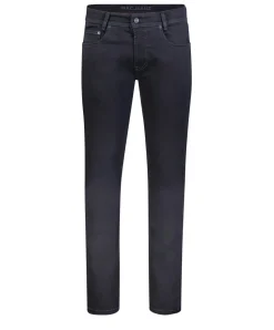 Mac Arne Pipe enge Jeans in Blue Black Waschung