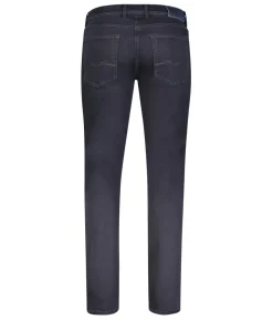 Mac Arne Pipe enge Jeans in Blue Black Waschung