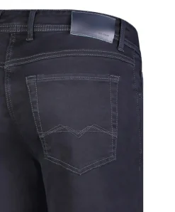 Mac Arne Pipe enge Jeans in Blue Black Waschung