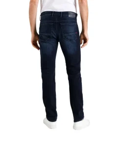 MAC Arne Pipe Flexx Denim in Blue Black 3D Authentic Wash