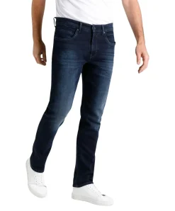 MAC Arne Pipe Flexx Denim in Blue Black 3D Authentic Wash