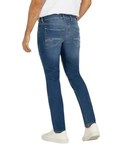 MAC Arne Pipe Jeans in blauer Vintage-Waschung