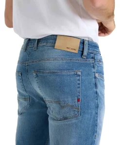 MAC Arne Pipe Jeans in History Blue mit Stretchkomfort