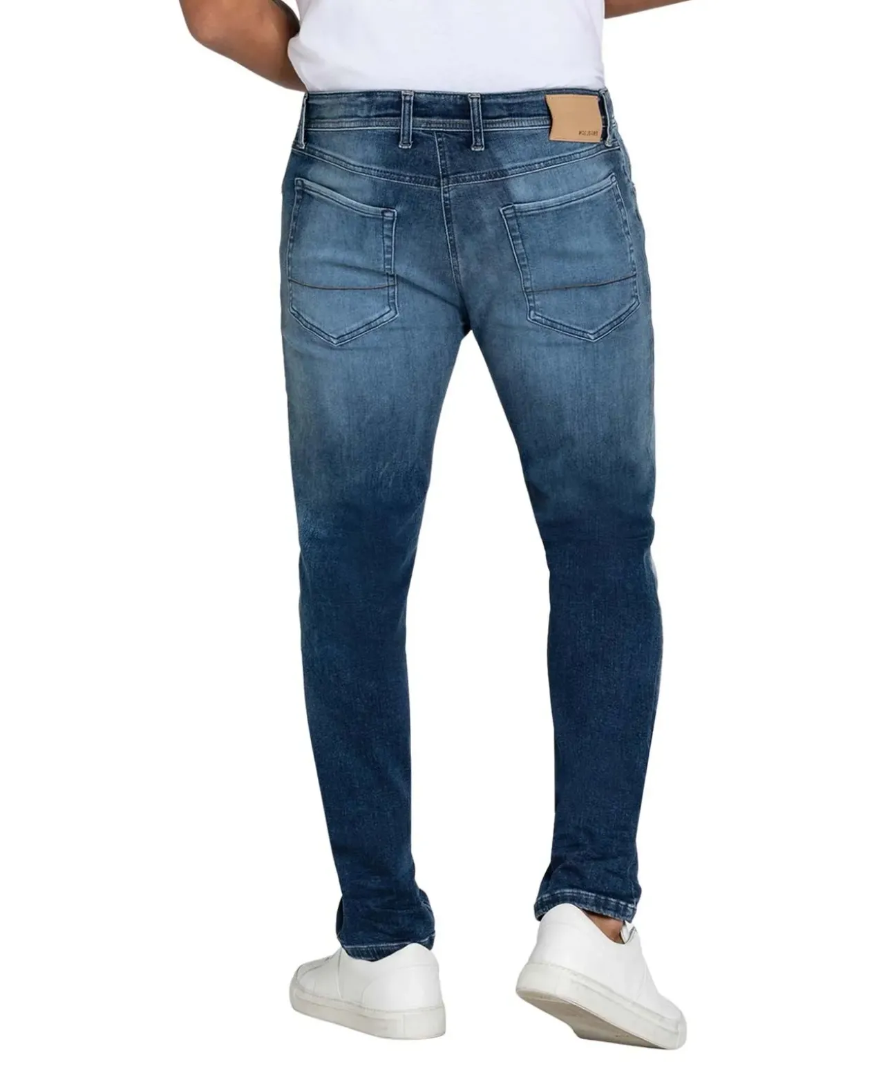 Mac Arne Pipe Jeans Modern Fit in authentischen Mittelblau