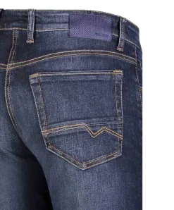 Mac Arne Pipe Stretch-Jeans in dark blue Waschung