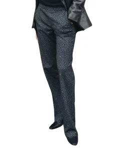 Mac Chiara Hose Straight Fit in trendigem Muster