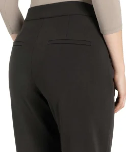 MAC Chiara Smart Hose in schwarzer Woll-Optik