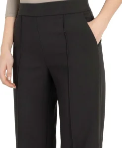 MAC Chiara Smart Hose in schwarzer Woll-Optik