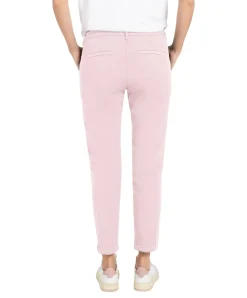 MAC Chino Turn Up Slim Fit mit Bügelfalten in Pink