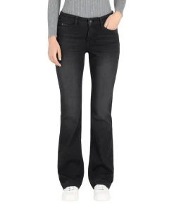 Mac Dream Boot Authentic Jeans in schwarzer Waschung