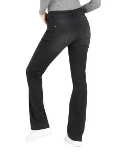 Mac Dream Boot Authentic Jeans in schwarzer Waschung
