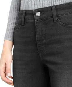Mac Dream Boot Authentic Jeans in schwarzer Waschung