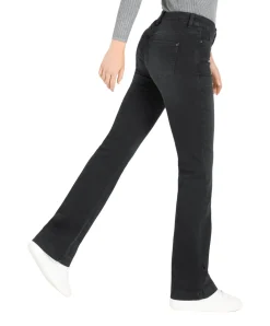 Mac Dream Boot Authentic Jeans in schwarzer Waschung