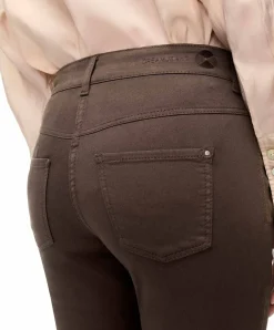 MAC Dream Jeans in Weinrot mit Shaping Effekt