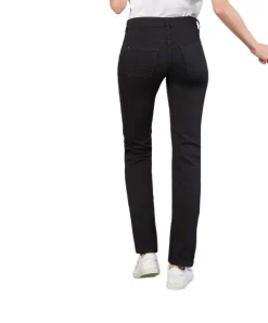 MAC Dream Jeans Straight Fit in schwarzem Black Black