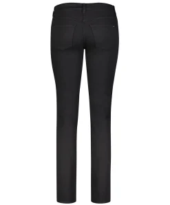 MAC Dream Jeans Straight Fit in schwarzem Black Black