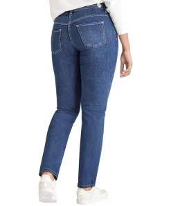 MAC Dream Jeans Straight in Mid Blue Authentic Wash