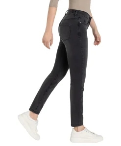 Mac Dream Skinny Jeans in dunkelgrauer Waschung
