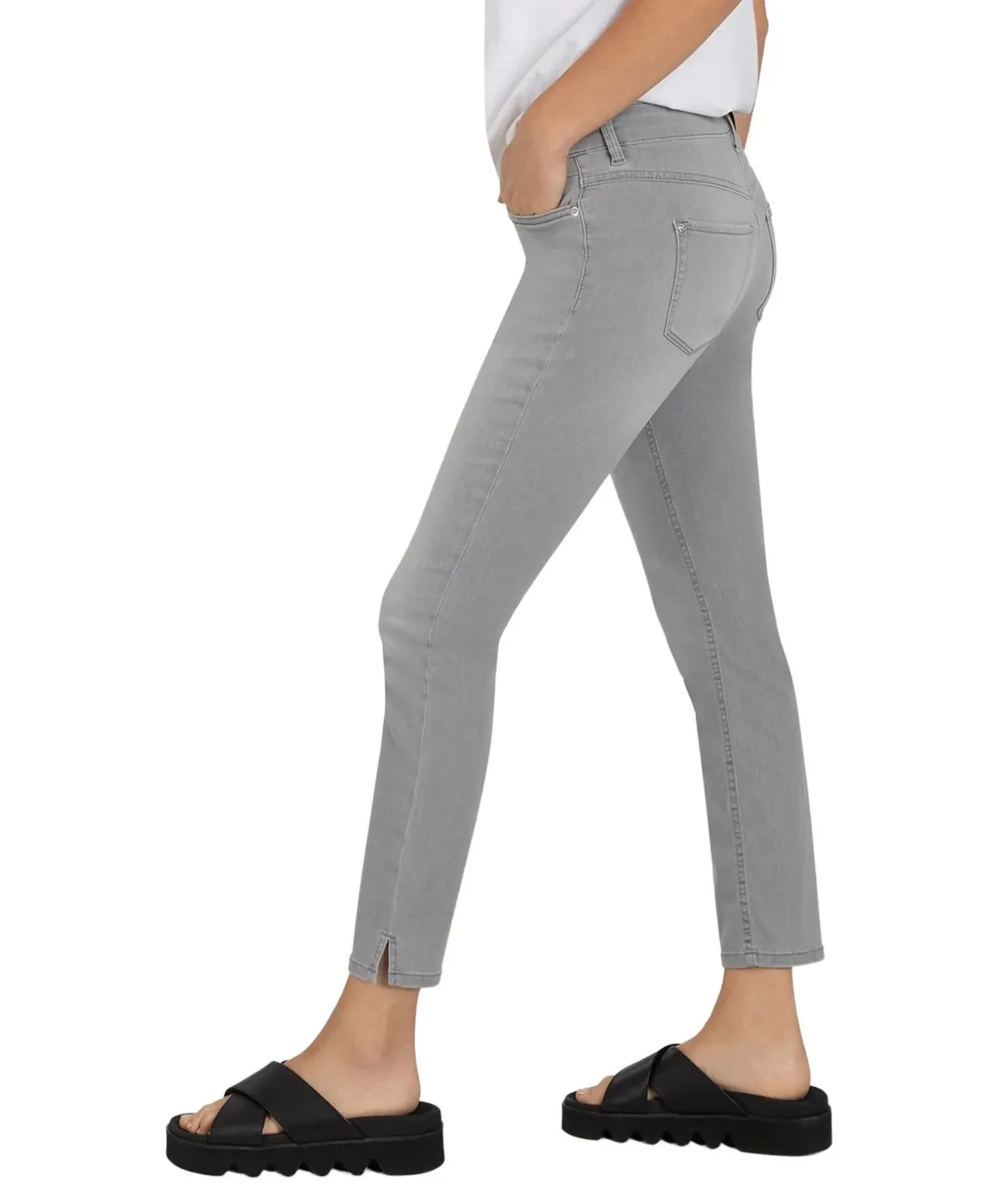 Mac Dream Summer Jeans in grauer Waschung