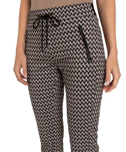 Mac Easy Smart Jersey Hose im extravagantem Karo-Design