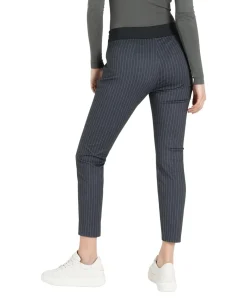 Mac Easy Smart Jersy Hose in Night Blue Stripes