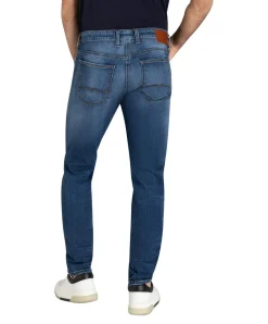 MAC Greg Jeans Tapered in dunkelblauer Vintage-Waschung