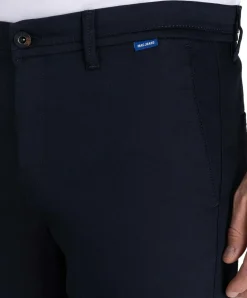 MAC Griffin Tapered Fit Hose in Dunkelblau mit Zipper am Saum