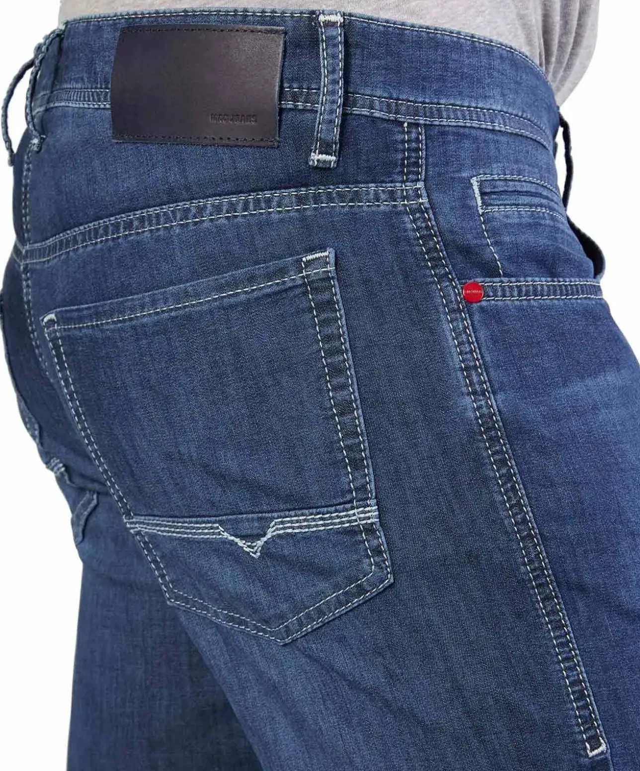 Mac Herren Jeans Arne Light Stretch in blauem Deep Blue