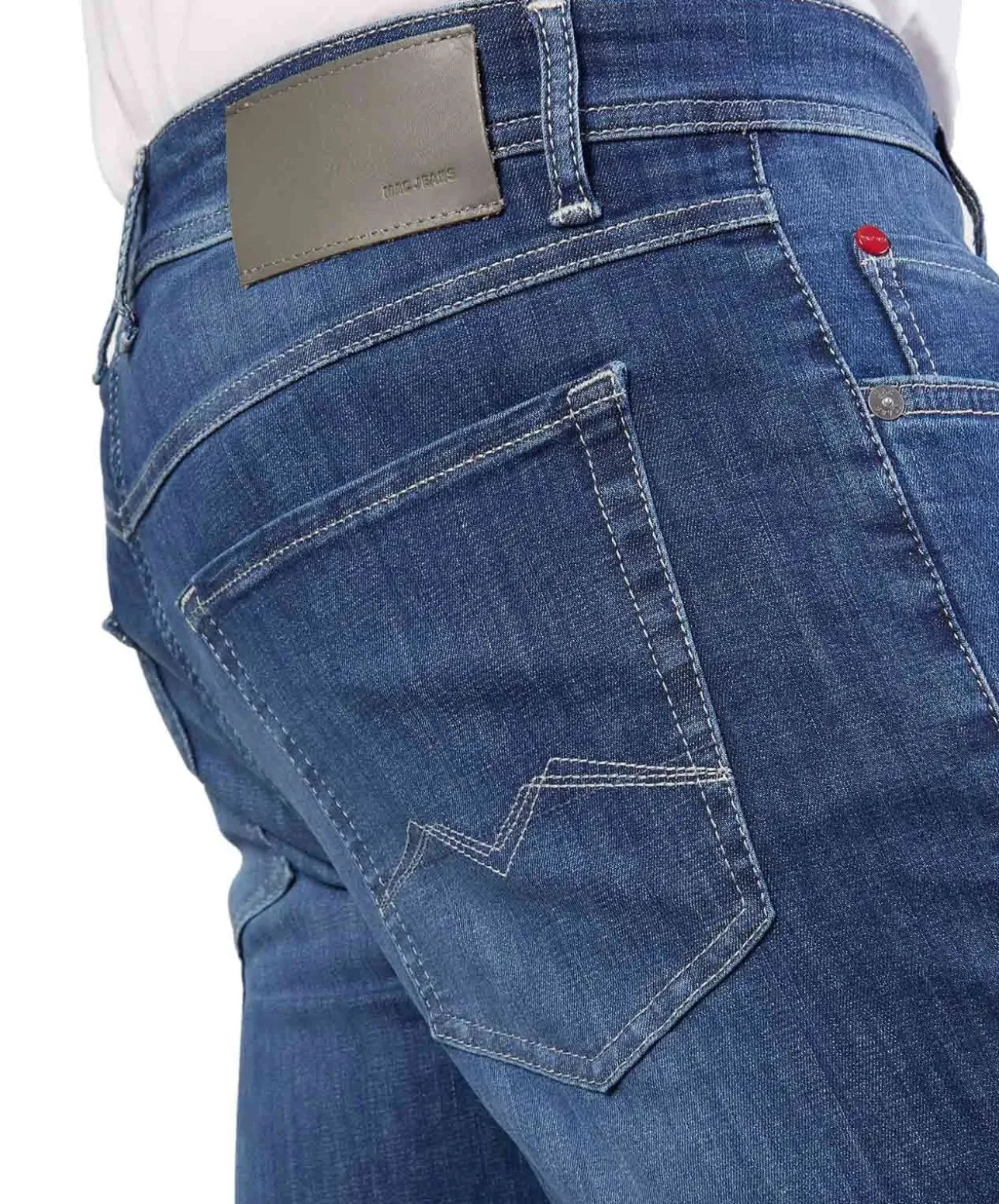 Mac Herren Jeans Modern Fit Arne in Deep Blue
