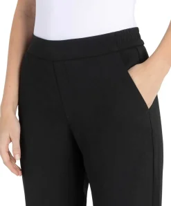 MAC Hose Chiara mit Wide Leg in Schwarz