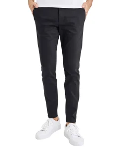 Mac Hose Tapered Fit Griffin in Schwarz mit Zipper am Saum