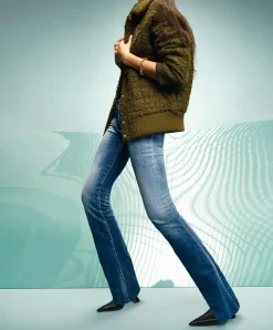 Mac Jeans Bootcut Dream Boot in Cobalt Authentic