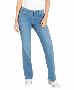 MAC Jeans Laura in Baby blauer Waschung mit Flared Fit