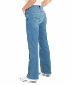 MAC Jeans Laura in Baby blauer Waschung mit Flared Fit