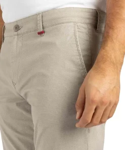MAC Lennox Chino Printed in Caffe Latte