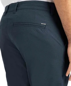 MAC Lennox Chino Printed in Dunkelblau