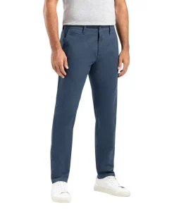 MAC Lennox Chinohose in Blau mit Minimal Print