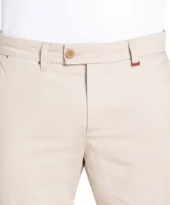Mac Lennox Hose im Chino Stil in beiger Optik