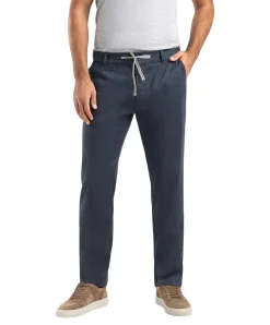 Mac Lennox Sport mit Linen Stretch in Dunkelblau