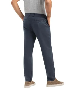 Mac Lennox Sport mit Linen Stretch in Dunkelblau