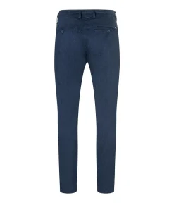 Mac Lennox Sport mit Linen Stretch in Dunkelblau