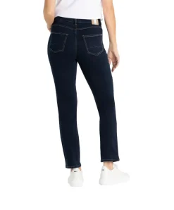 Mac Melanie Jeans Straight Leg in Dark Rinsewash