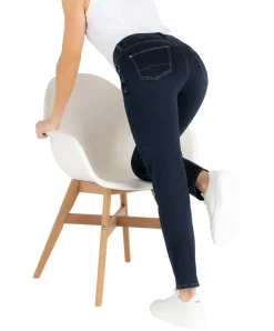 Mac Melanie Jeans Straight Leg in Dark Rinsewash