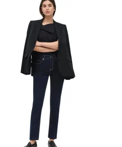 Mac Melanie Jeans Straight Leg in Dark Rinsewash