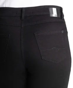 MAC Melanie Jeans Straight Leg Black Black