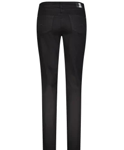 MAC Melanie Jeans Straight Leg Black Black